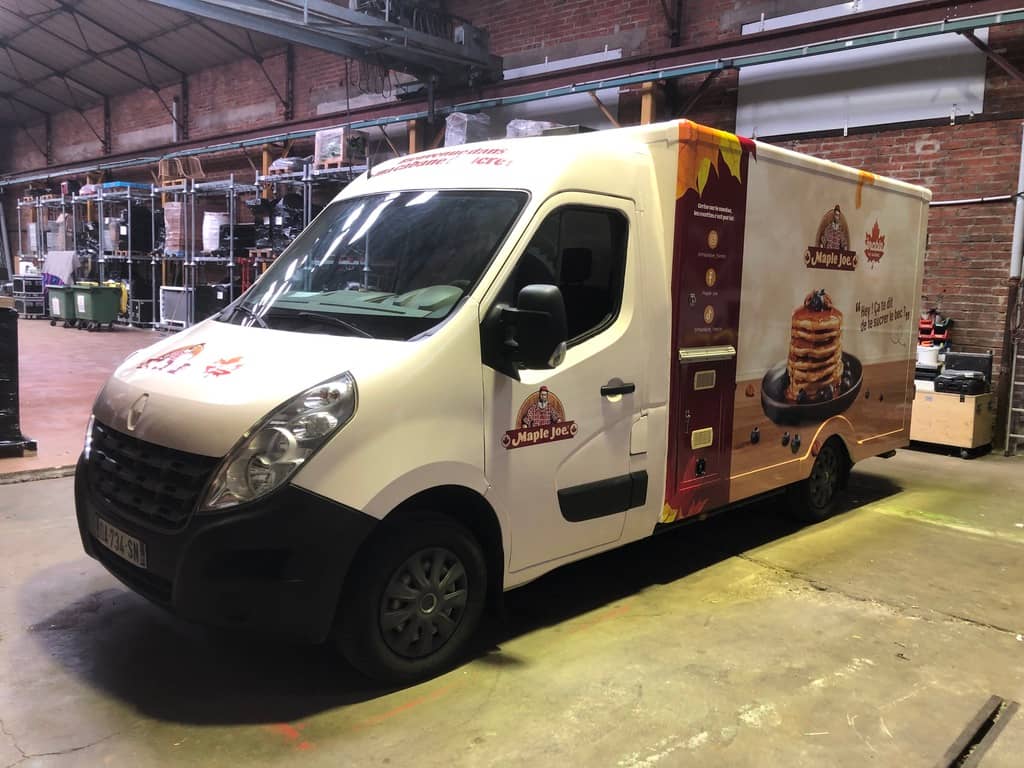 Food truck en location lors d'un événement professionnel
