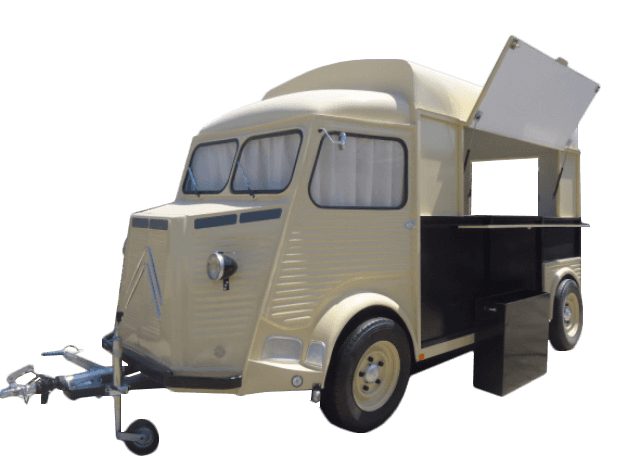 Remorque style Citroën HY — design vintage