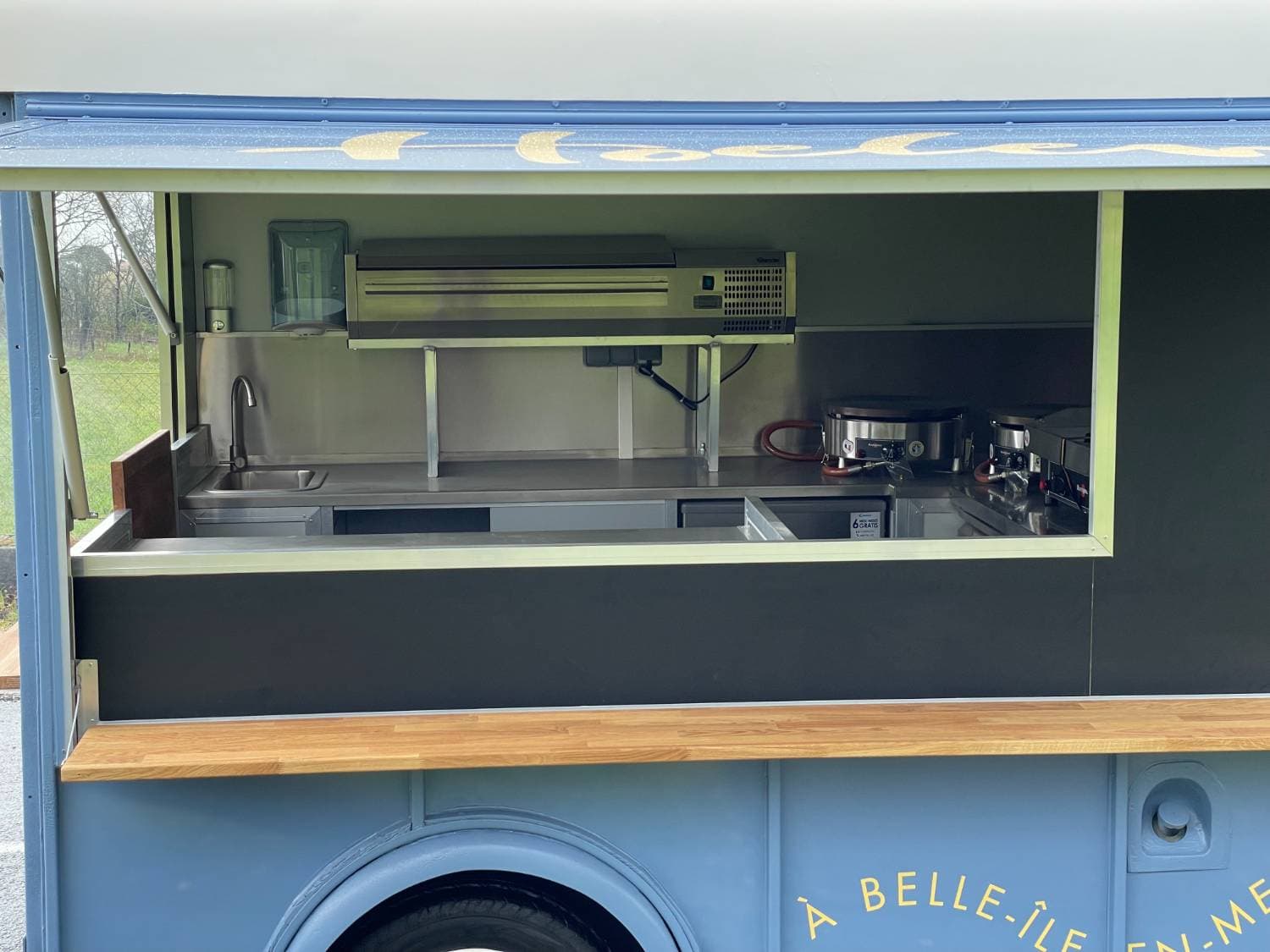 Détail de l'aménagement intérieur professionnel