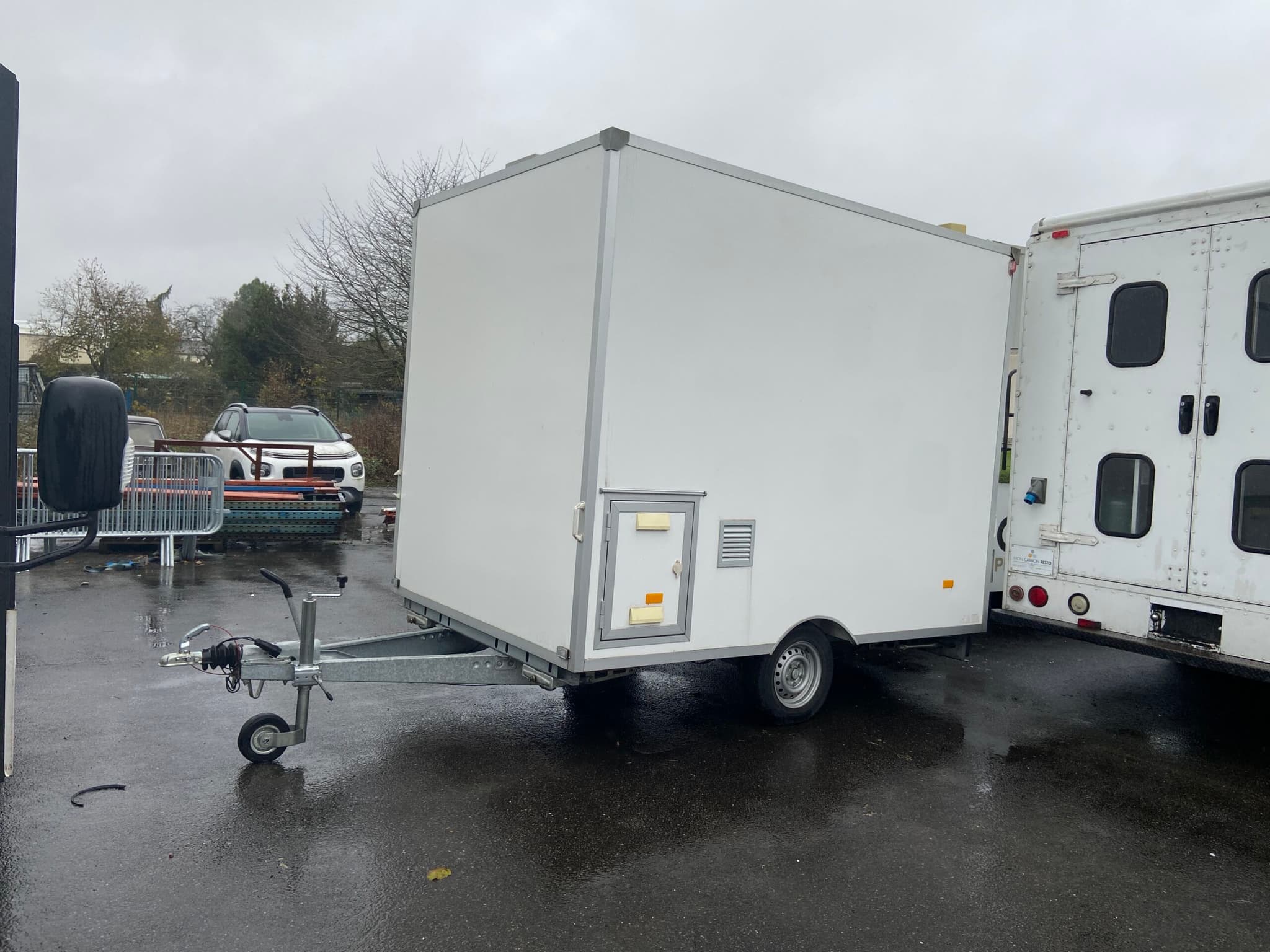 🚚 Remorque Snack Professionnelle – Toute Équipée – Prête à l’Emploi – Peu servie ! 🍔🍟