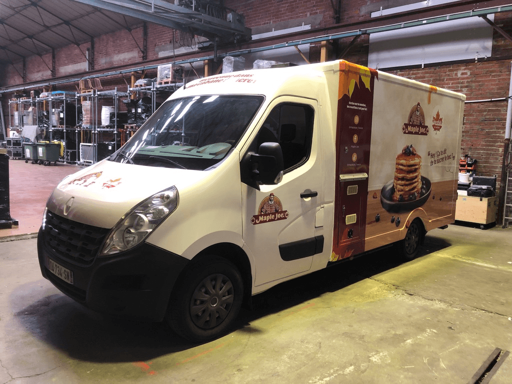 Food truck en location — cuisine équipée
