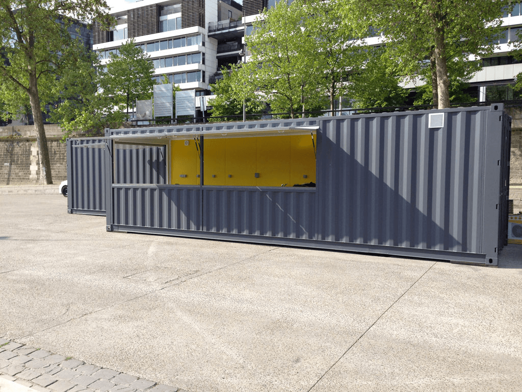Container cafétéria — ouverture latérale