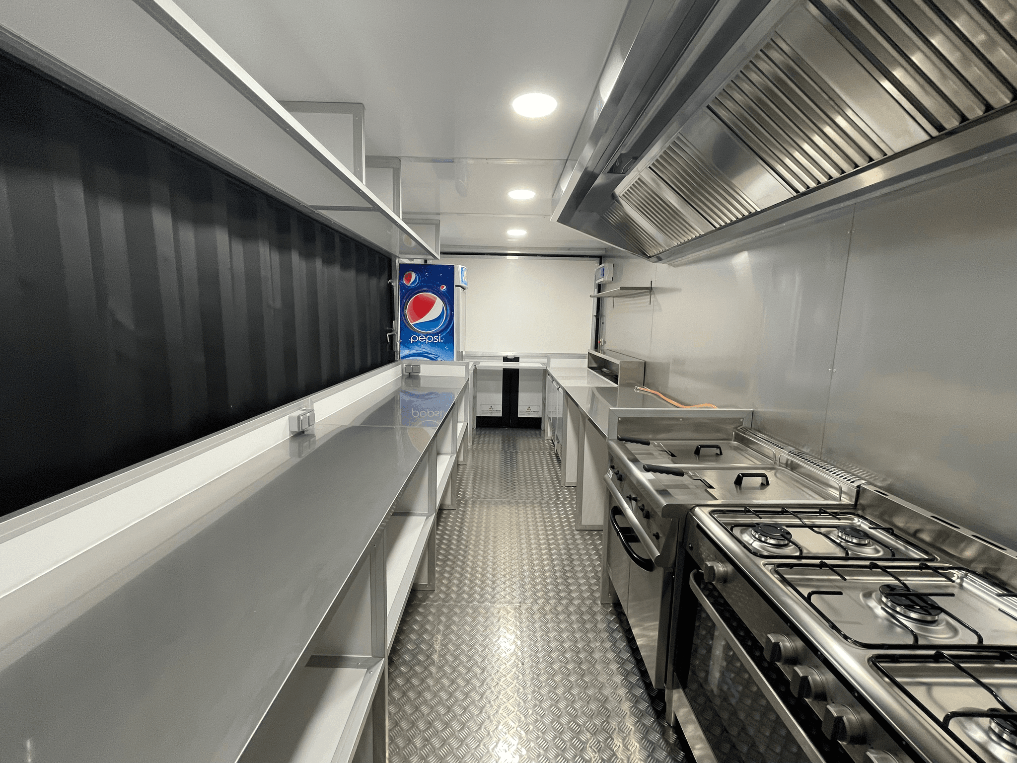 Container snack — cuisine professionnelle inox