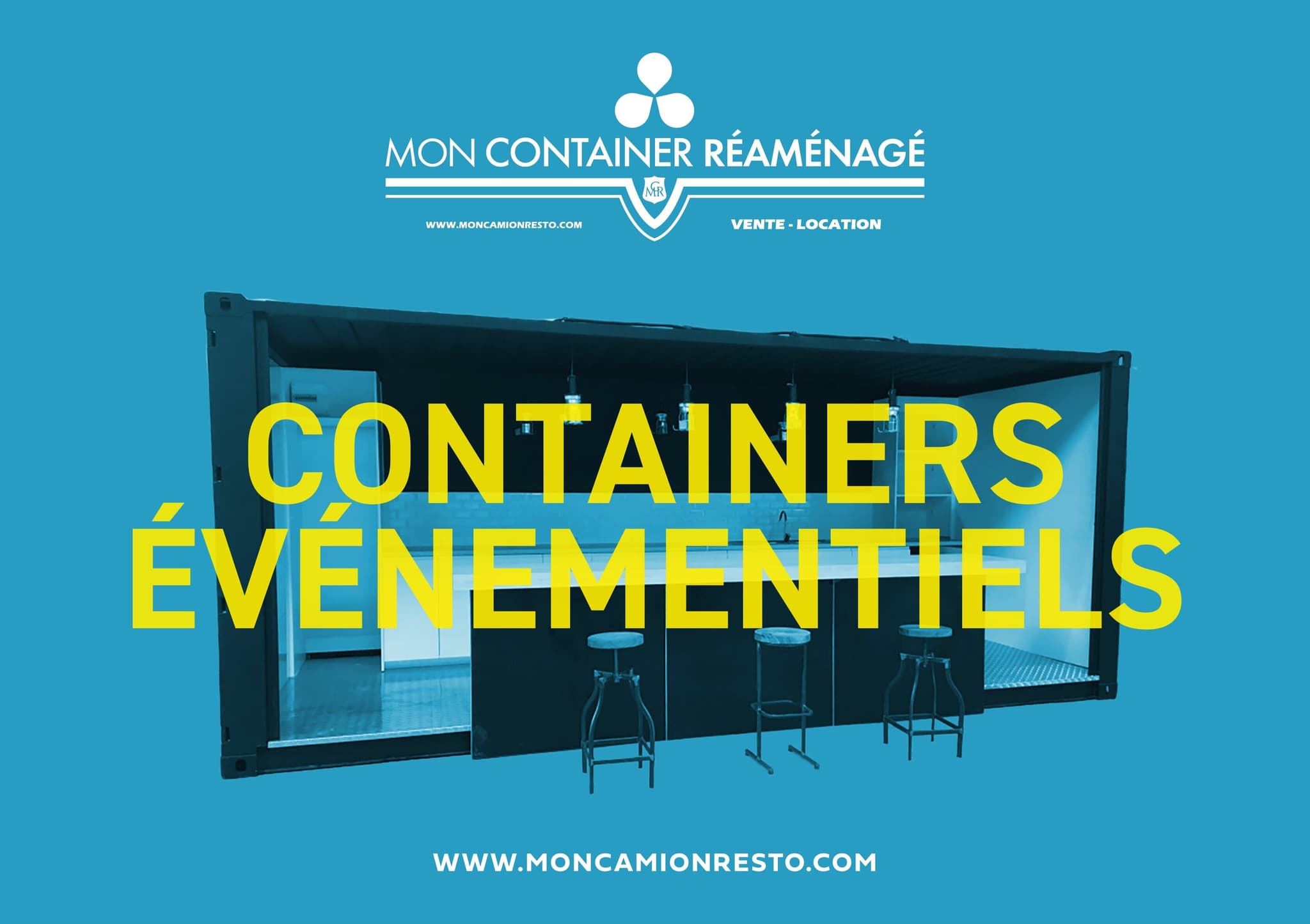Première page de la Plaquette Location Container Événementiel