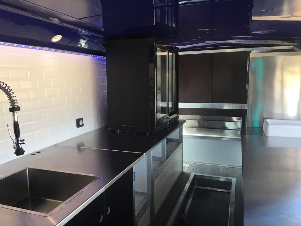 Bus anglais transformé en espace événementiel