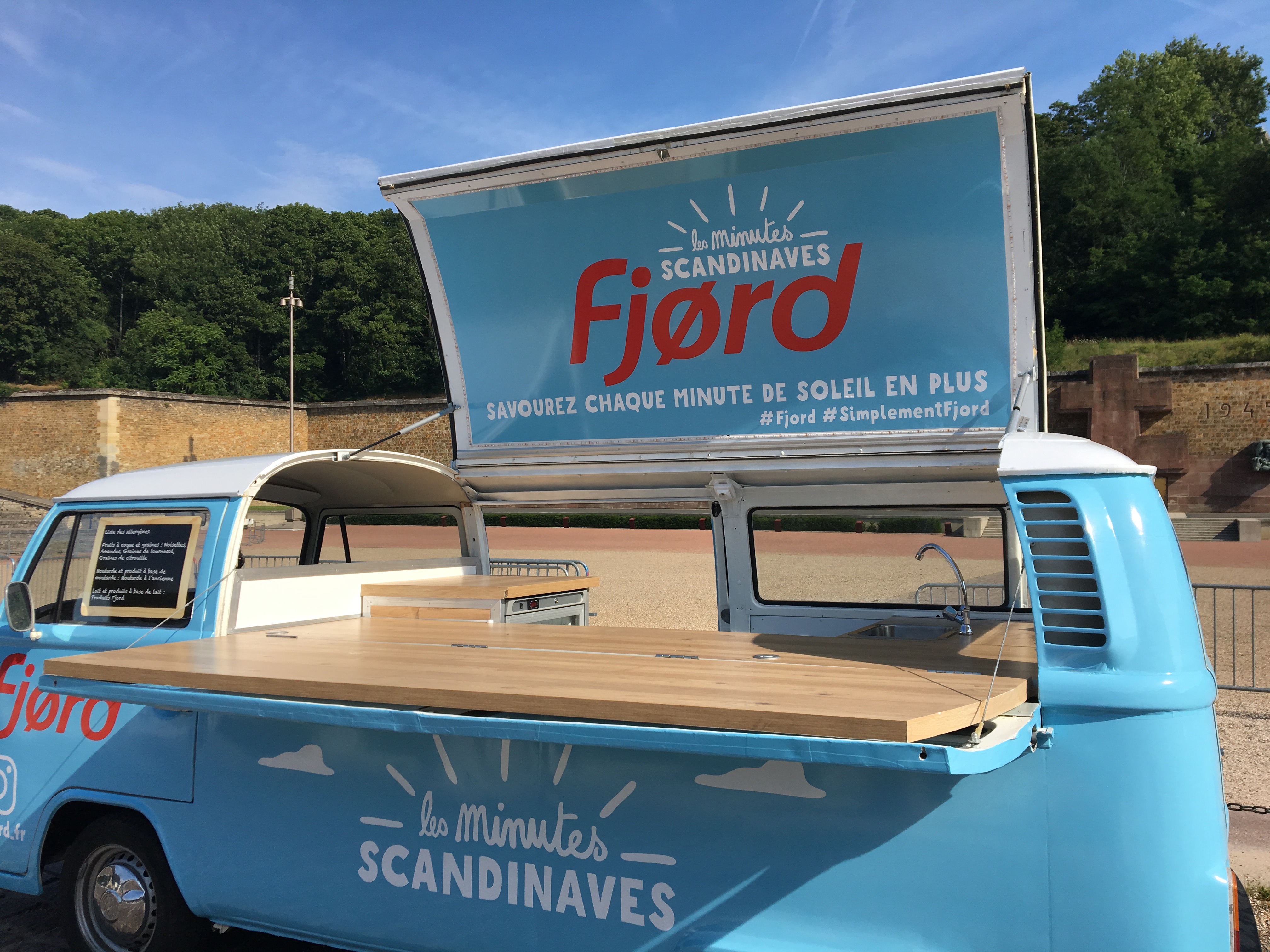Combi Volkswagen Fjord — food truck vintage aménagé