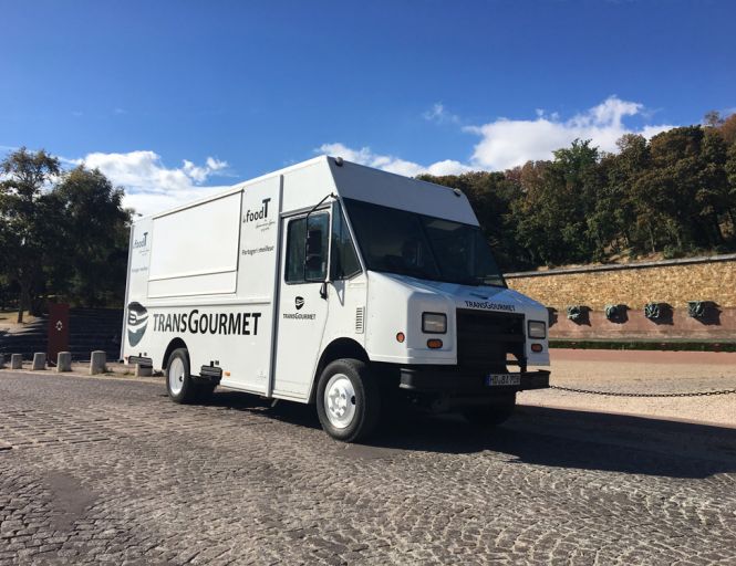 Step Van américain aménagé en food truck