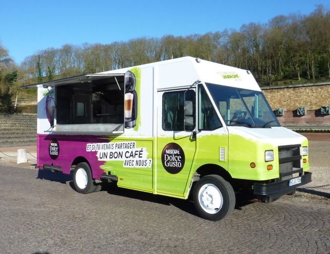 Véhicule atypique Step Van aménagé en food truck — Mon Camion Resto