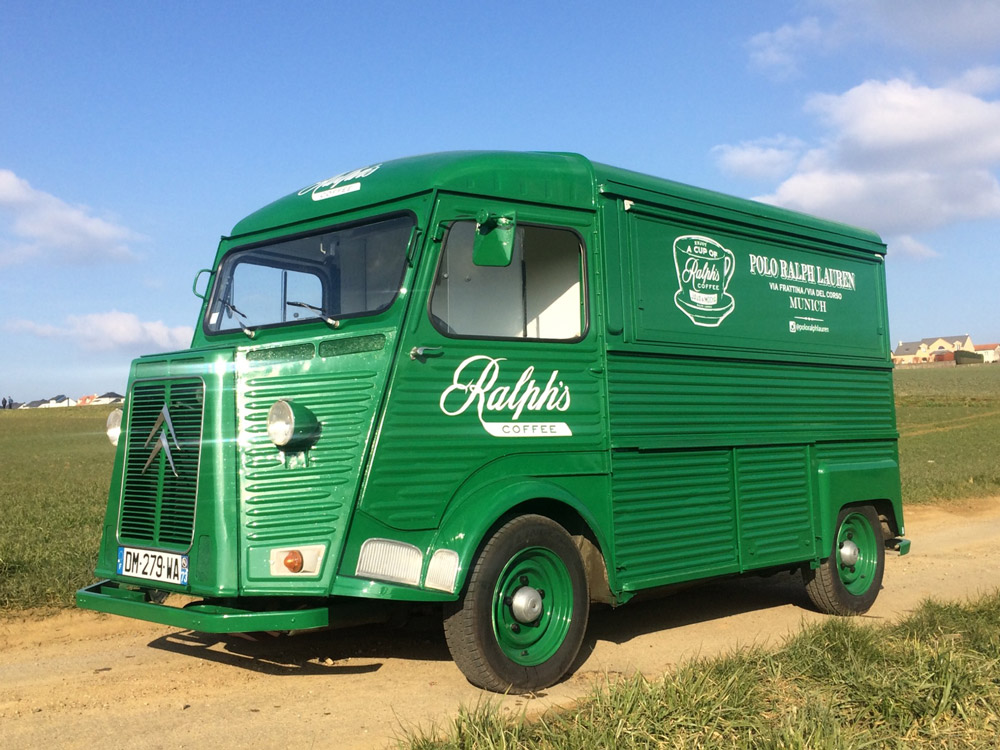 Coffee truck vintage — camion café ambulant