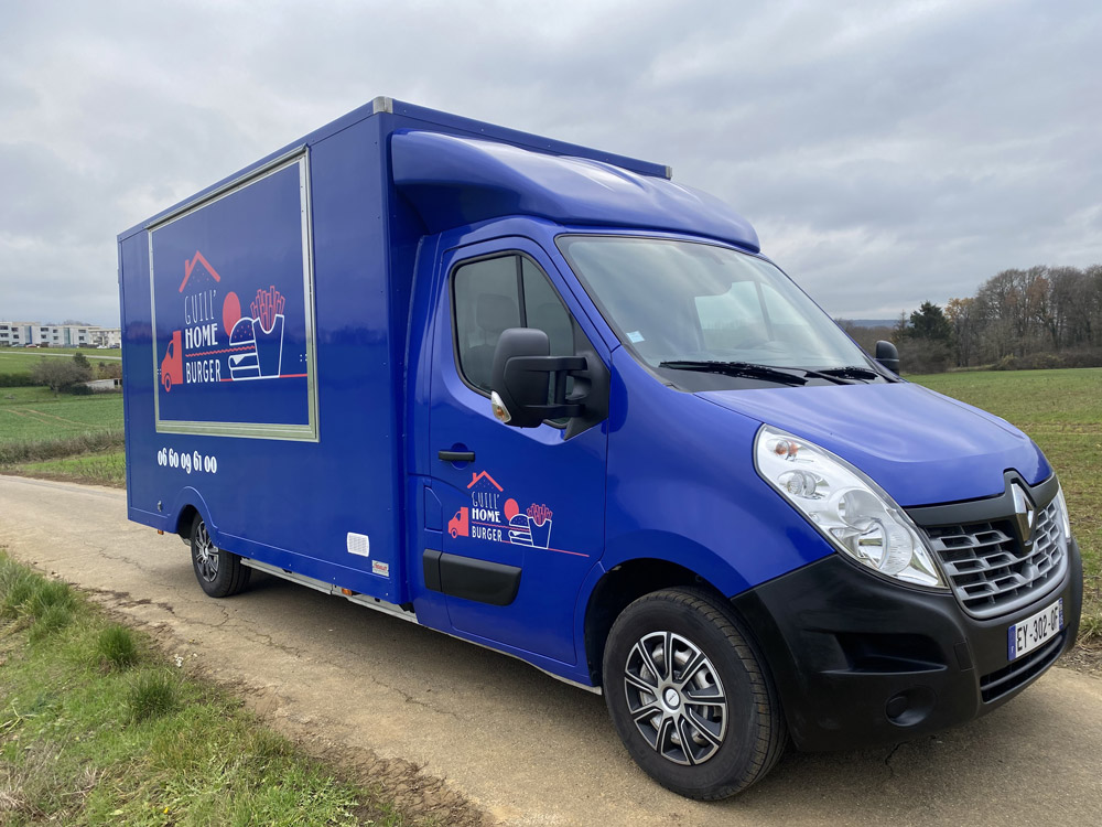 Food truck contemporain aménagé sur mesure