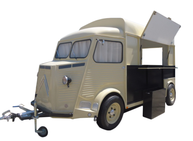 Remorque style Citroën HY — design vintage