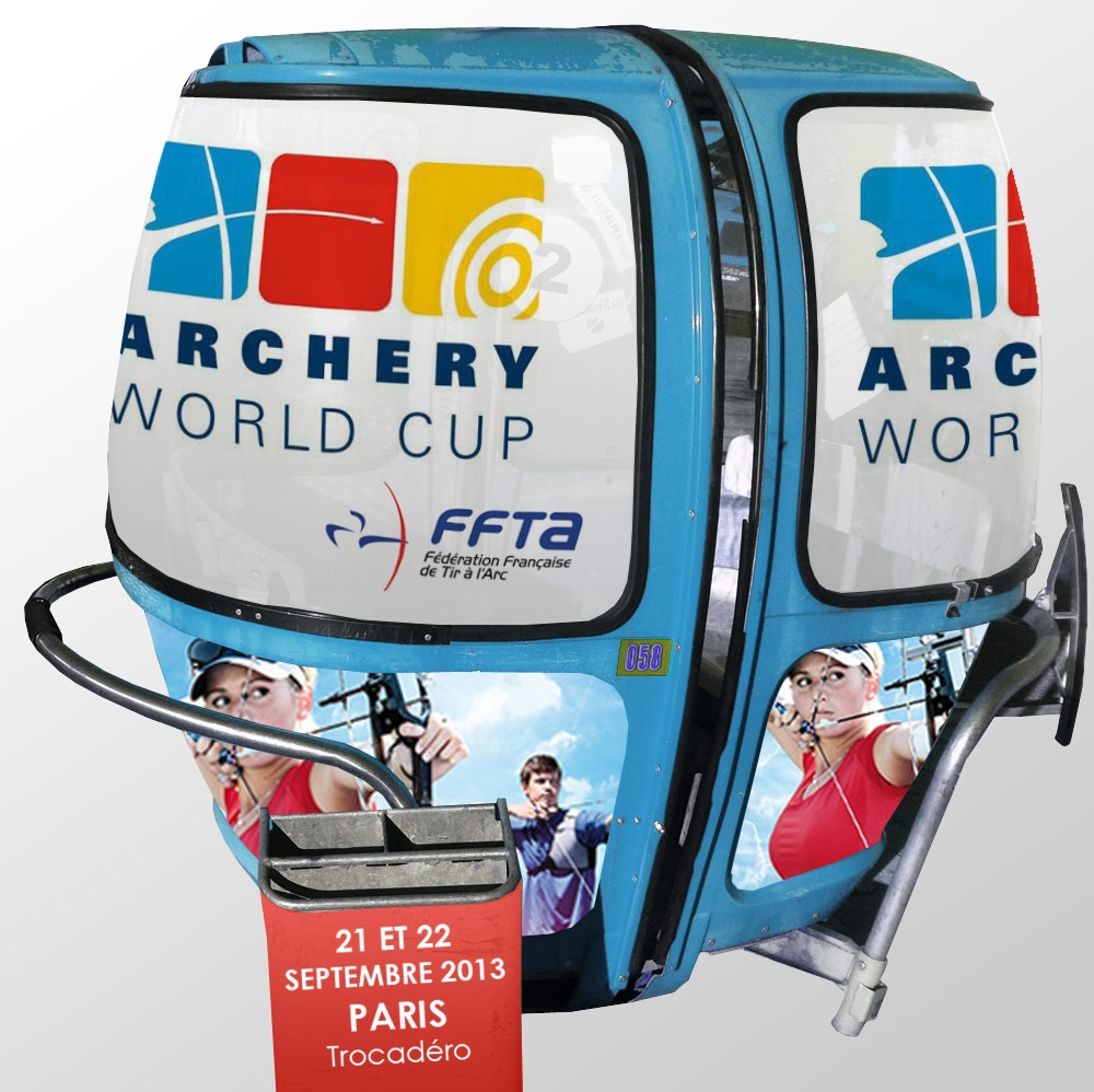 Réalisation MEGG pour l'Archery World Cup — covering sportif FFTB